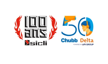 Chubb logos anniversaires 100 ans SICLI et 50 ans Chubb Delta Chubb logos anniversaires 100 ans SICLI et 50 ans Chubb Delta