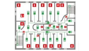 ontruimingsplattegrond