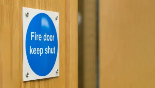 Mandatory fire signs