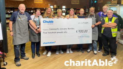 Chubb employees volunteer